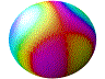 Colored sphere