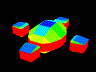 dynamic 3d graph of diamonds