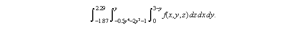 Triple integral equations